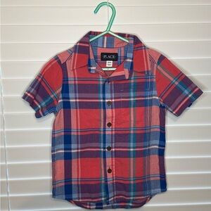The Children's Place Multicolor Plaid Button Down Shirt